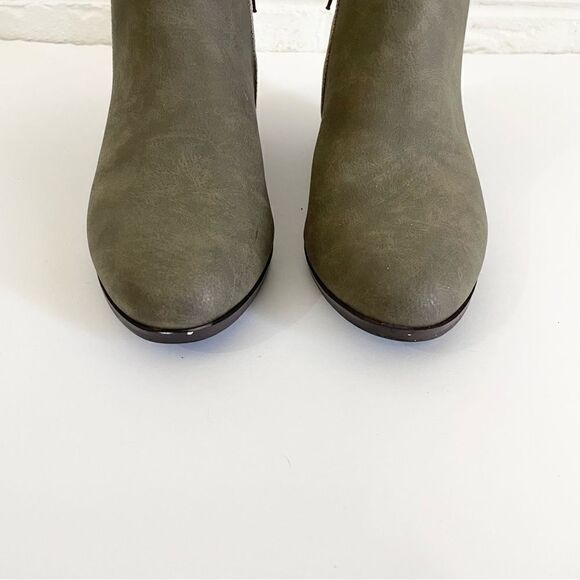 🚨4/$25 Sam Edelman Petty Bootie Taupe Ankle Boots Size 4 - Picture 3 of 8